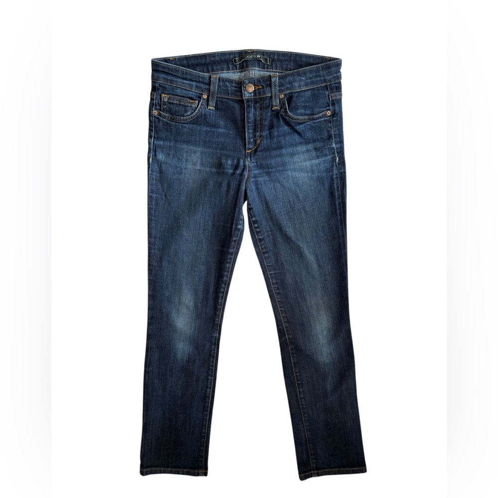 JOE’S BRIDGET Jeans Classic Blue Denim with Contrast Stitching